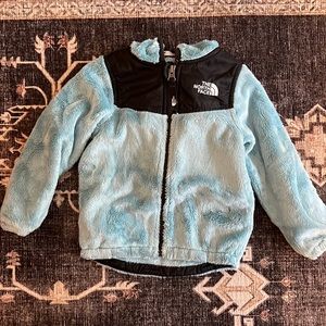 Toddler - 2T - The North Face teal blue fleece jacket